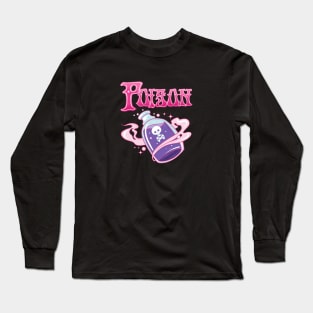 Magic Potion Pink Poison Bottle Long Sleeve T-Shirt